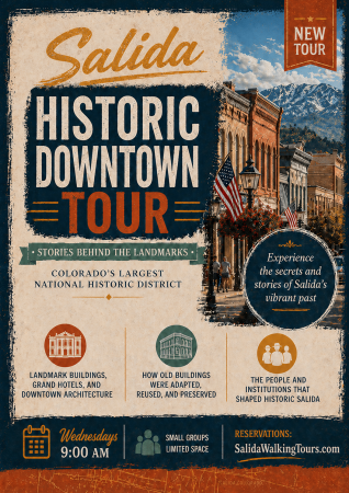 Poster for Salida Historic Downtown Tour