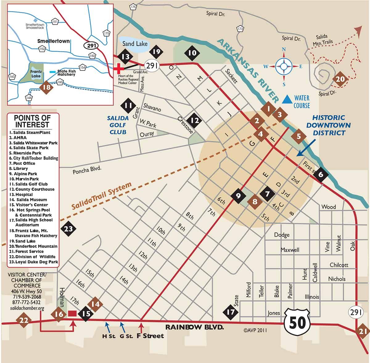 city_of_salida_colorado_map