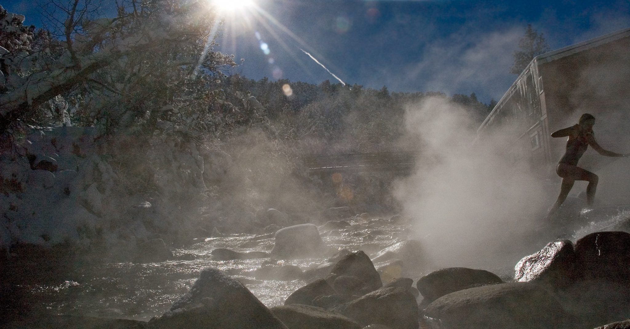 winter hot springs