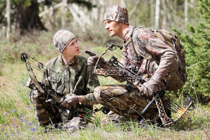 A man and his son hunting in Buena Vista and Salida, CO