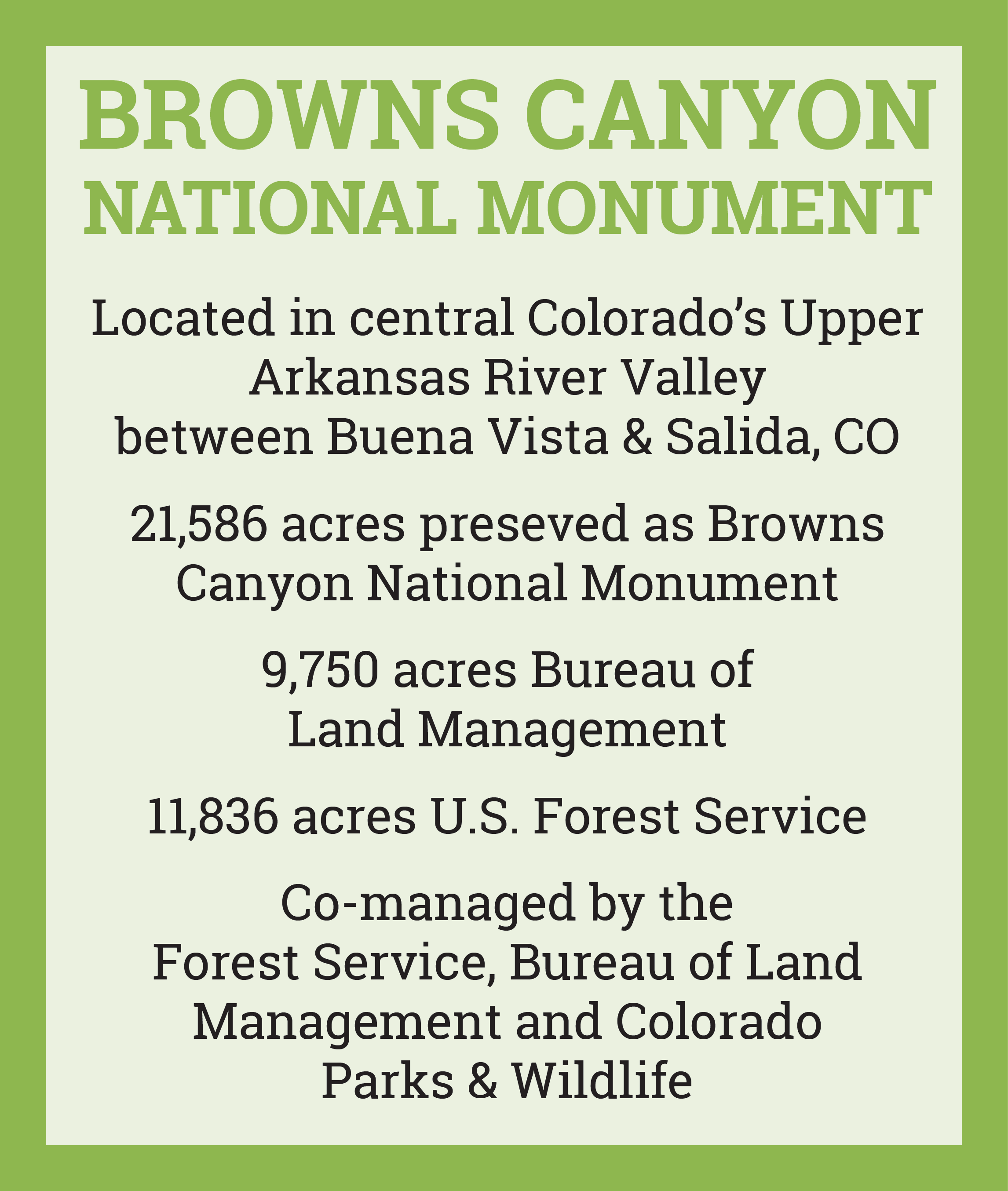 browns canyon national monument