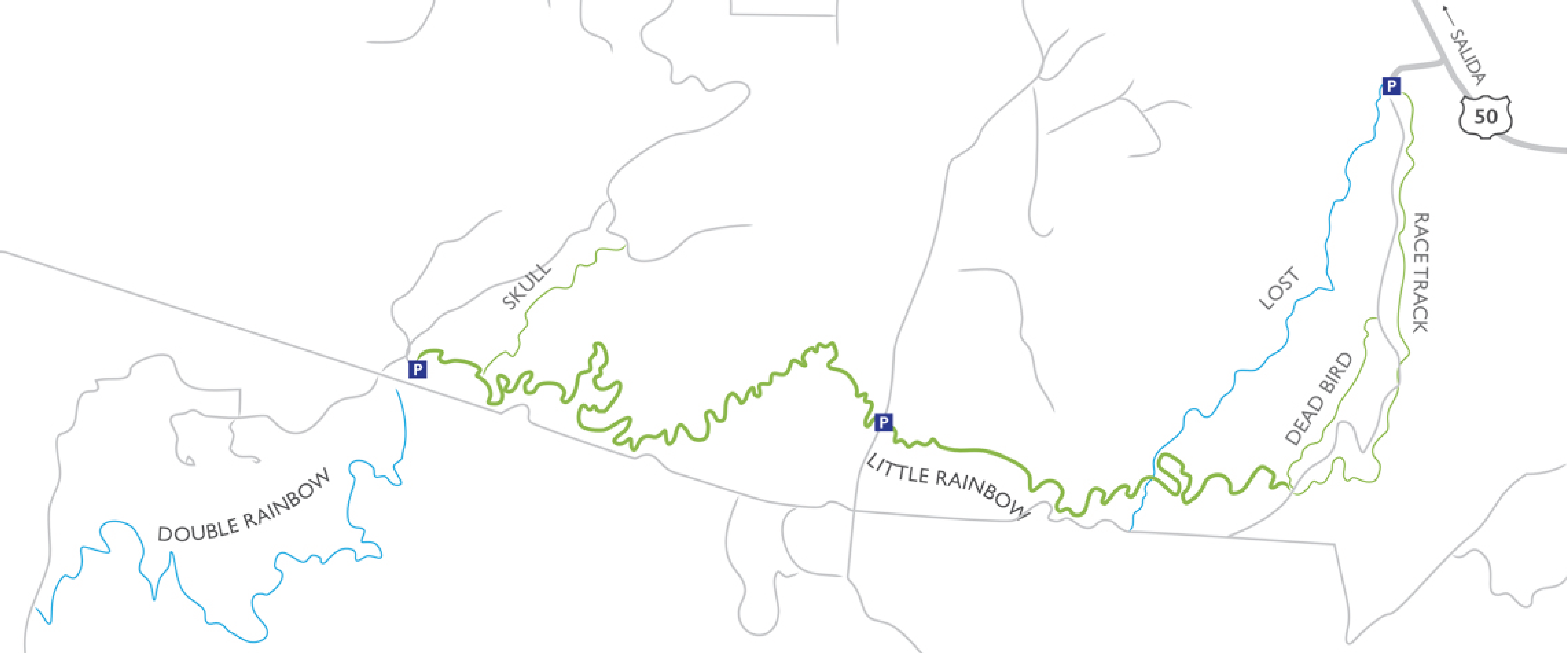 biking little rainbow trail