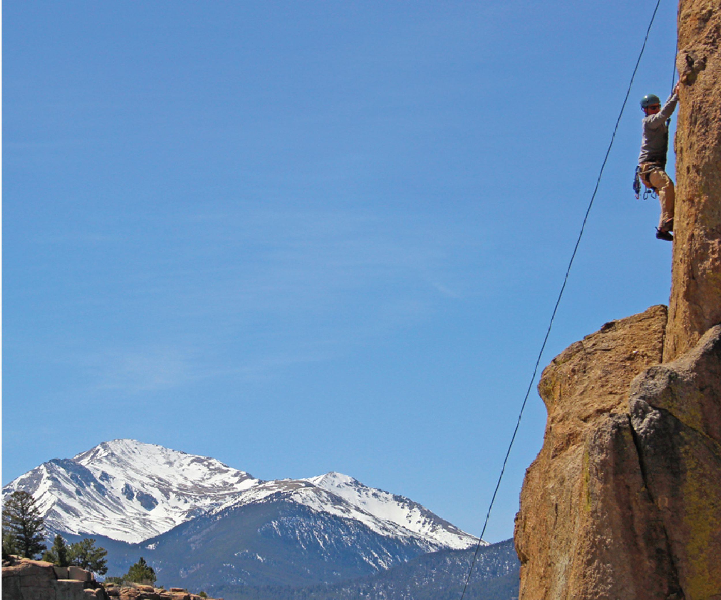 rock climbing