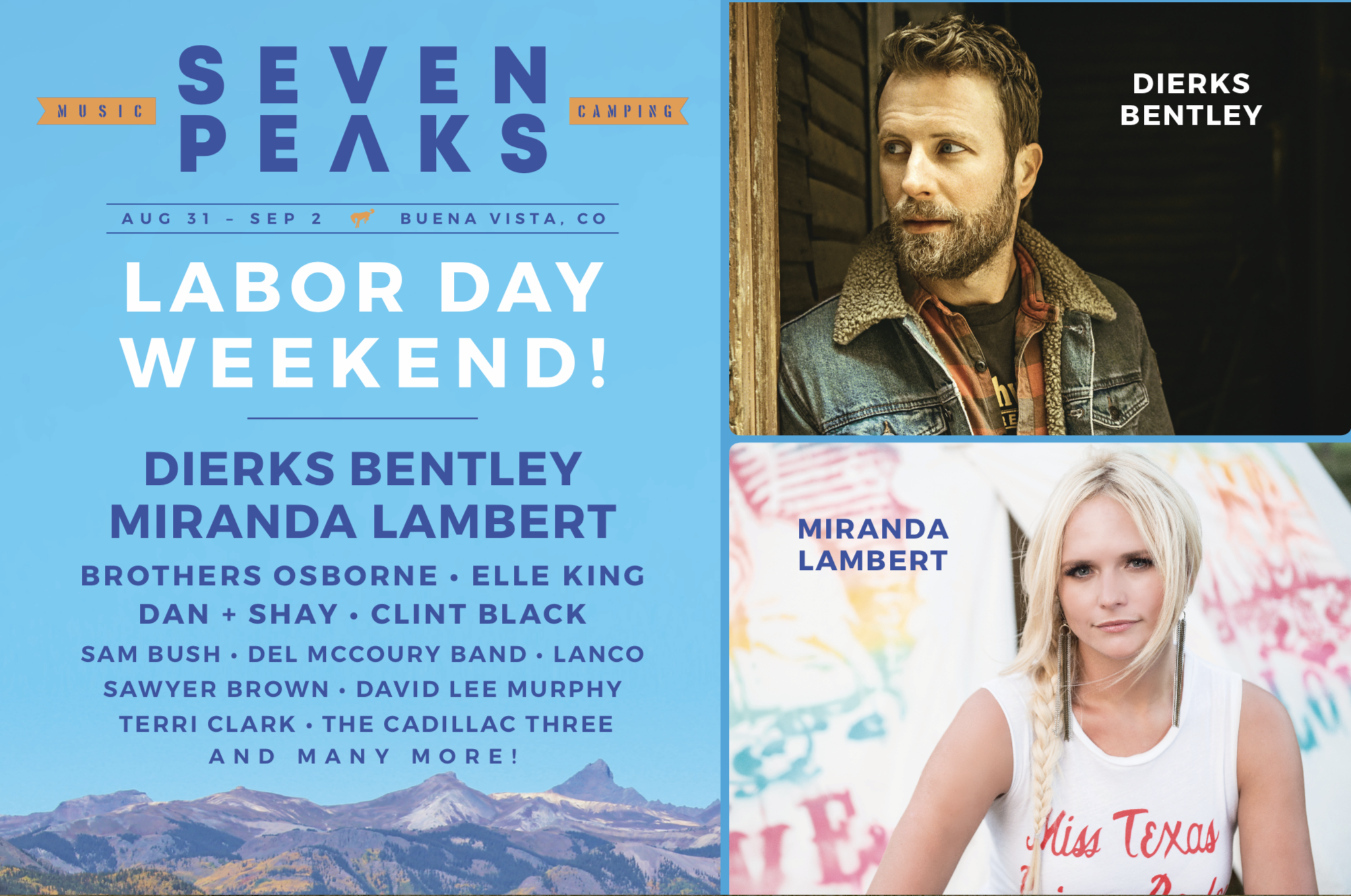 Enter Here To Win Tickets Camping For Two Seven Peaks Festival In Buena Vista Colorado