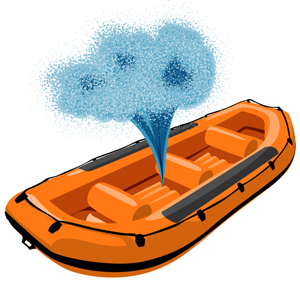 river safety essentials - remember to check for leaks!